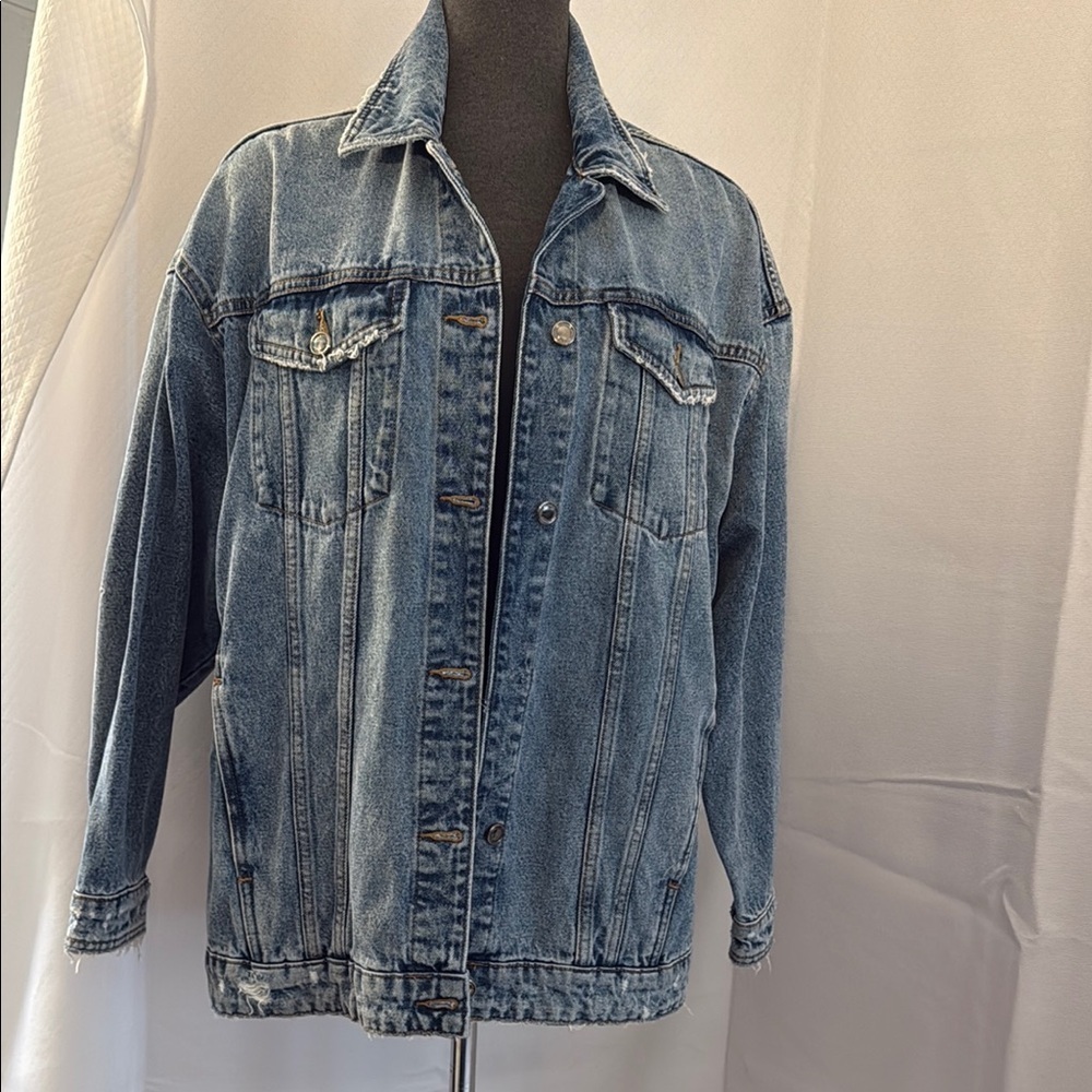 Zara Women’s Heavy Duty Blue Jean Jacket